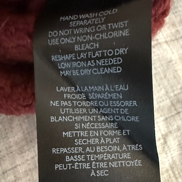 Anthropologie Maeve Athena Cowl Neck Sweater Wine Size Small - Picture 6 of 9